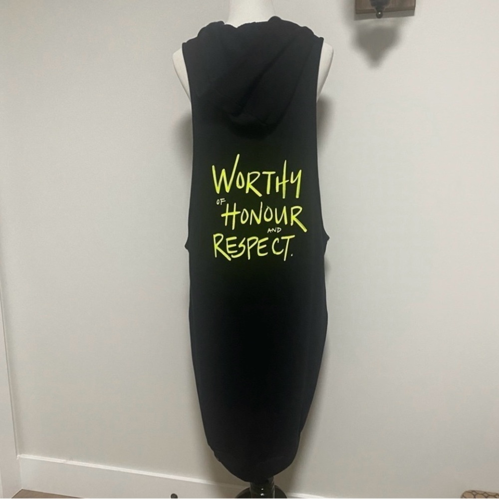 Sleeveless hooded dress/cover up